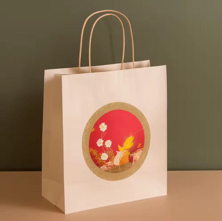 Cheap Price Custom Printed Fashion Recyclable Food Brown Kraft Paper Bag